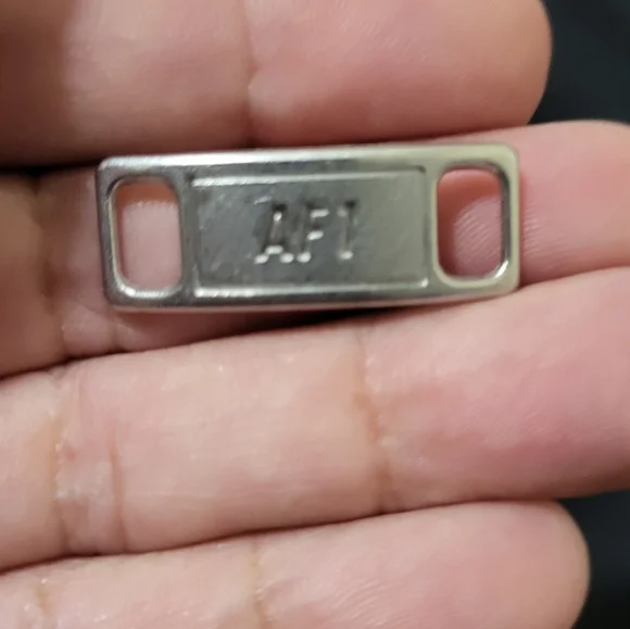 Nike AF1 Metal Lace Locks - Silver - Picture 3 of 3